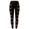 thumbnail image 5 of Caixia Holiday Print Leggings Women Soft Stretch Full Length Pants Halloween Themed Casual Bottom Outfit, 5 of 5