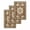 Brown, variant on Brown Boho Kitchen Dish Towels for Drying Dishes Set of 2, Retro Western Rustic Ethnic Tribal Patterns Waffle Weave Microfiber Hand Tea Bathroom Towels Quick Dry & Absorbent Towel 12x12