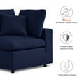 thumbnail image 3 of Modular Lounge Sectional Deep Sofa Chair Set, Sunbrella, Blue Navy, Fabric, Modern Contemporary, Outdoor Patio Balcony Cafe Bistro Garden Furniture Hotel Hospitality, 3 of 10