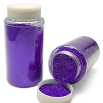 Lassos Boutique 1-Pound Extra Fine Decorative Bulk Glitter Powder Bottle Art Craft (Purple)