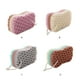 thumbnail image 3 of Wosthever Esponja de baño, cepillo para frotar el cuerpo, ducha, masaje limpio, espuma para SPA, limpiador de piel muerta, lavado, depuradores de Juegos de accesorios de baño Tipo 2 Wosthever HA077419-02, 3 of 6