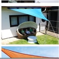 thumbnail image 3 of Triangular Shade Sail 2.4x2.4x2.4m Waterproof Shade Cloth UV Protection for Patio Garden, Terrace, Outdoor, Balcony, (Green), 3 of 5