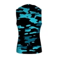 thumbnail image 4 of Men's Camo Workout Hooded Tank Tops Sleeveless Gym Training Hoodies Bodybuilding Muscle Cut Off T Shirt, 4 of 9