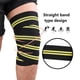 thumbnail image 1 of Rodillera Elástica Con Vendaje Para Fitness, Correas Para Gimnasio, Levantamiento De Pesas, Deportes Al Aire , Negro Y Amarillo, 1 of 7