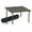 Espresso, variant on Outdoor Portable Wood Roll Up Table in Espresso Finish