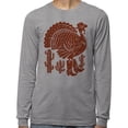 thumbnail image 2 of Country Western Turkey Long Sleeve Shirt Unisex Large Grey, 2 of 5
