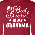 thumbnail image 4 of Inktastic My Best Friend is My Grandma with Hearts Long Sleeve T-Shirt, 4 of 5