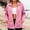 Pink, variant on Wovilon Women's Fleece Jacket, Full Zip Stand Collar, Long Sleeve with Pockets, Warm Soft Fabric for Winter