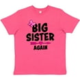 thumbnail image 3 of Inktastic Big Sister Again with Bow and Arrow Youth T-Shirt, 3 of 5