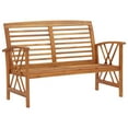 thumbnail image 3 of vidaXL Garden Lounge Set Brown Solid acacia wood Medium Durable, 3 of 6