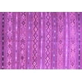thumbnail image 1 of Ahgly Company Indoor Rectangle Oriental Purple Traditional Area Rugs, 2' x 5', 1 of 4