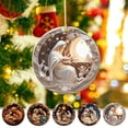thumbnail image 6 of Lilixerw 5pcs Christmas Nativity Acrylic Pendant Set,2.36 inch Acrylic Stereoscopic Ornament for Home Car Decorations, 6 of 9