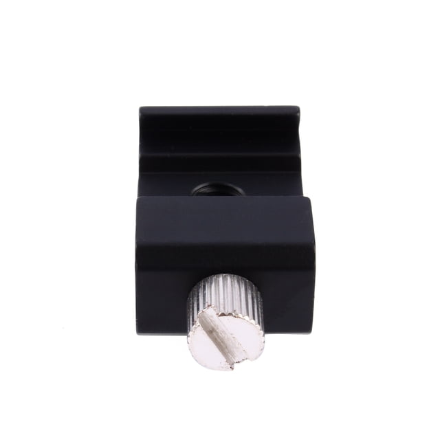 Hilitand Adaptador de Montaje de Zapata de Flash, Adaptador de Soporte de Tornillo Ajustable de Rosca de 1/4, Adaptador de Soporte de Flash de Zapata fría de Metal para cámara Ecomeon no