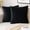 Black, variant on Nmkwnr Pack of 2 Soft Velvet Throw Pillow Covers Decorative Square Pillowcase Solid Cushion Case for Sofa Bedroom Chair Car, 16x16inch