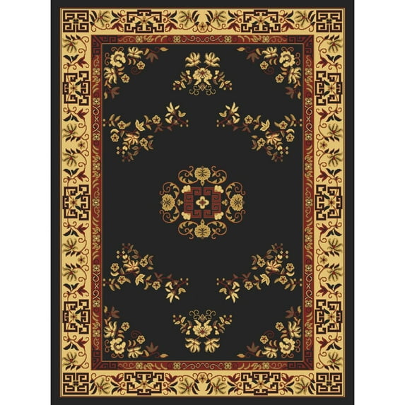 Habersham Black Rug 94X126