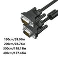 thumbnail image 3 of VGA Cable VGA Male to Male Cable VGA 3+6 Male Cable 1080P Resolution for Monitors Projectors with Ferrite Cores, 3 of 8