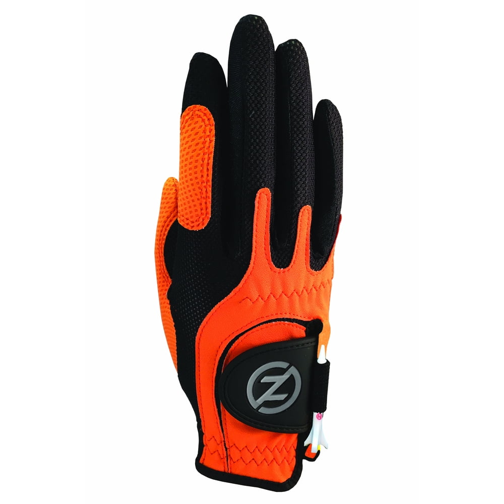 Zero Friction Junior Golf Glove, Right Hand, One Size, Orange