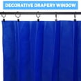 thumbnail image 6 of 40 Pack Curtain Rings with Clips, Drapery Clips with Rings, Drapes Rings 1.26 in Interior Diameter, Fits up to 1 in Curtain Rod, Black, 6 of 7