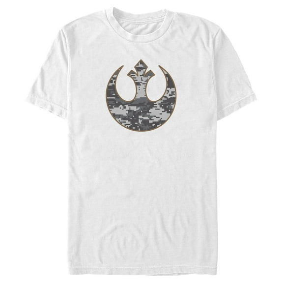 Men's Star Wars: A New Hope Rebel Alliance Pixel Logo Graphic T-Shirt