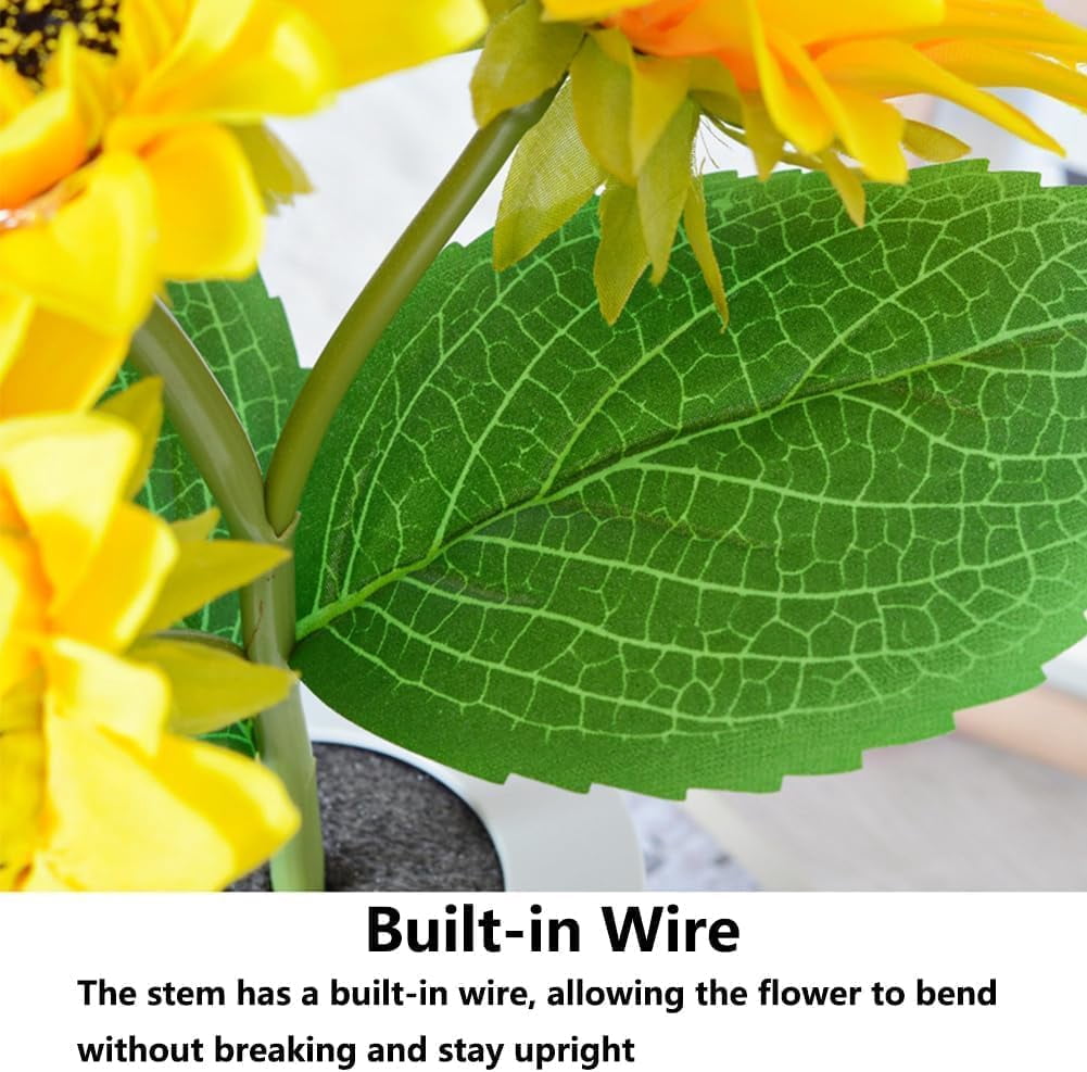 2026 New Shimmering Sunflower Lamp, Rechargeable Dimmable Realistic Sunflower Night Light, Living Room Bedroom Decor for Women, Mom, Sister, Girlfriend (1Pc)