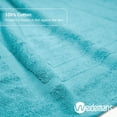 thumbnail image 5 of Weidemans 100% Cotton Bath Mats for Bathroom | 950 GSM Luxury Towel Bath Mat/Rug Set of 2 (Size 20" x 31.5") | Eco-Friendly & Machine Washable Bath Mat Set with a Soft & Absorbent | Teal Blue, 5 of 6