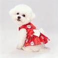 thumbnail image 4 of FeiFu Pet Dog Clothes Autumn Winter Cats Apparel Cats Dog Clothing Christmas Decorative for Cold Seasons Christmas Pet Holiday Style, 4 of 5