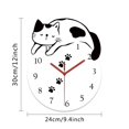 thumbnail image 4 of Reloj De Pared Acrílico Con Escultura De Gato Caballero Europeo, Figura Decorativa Moderna Y Creativa Para Sala De Estar, Entrada O Como Regalo De Inauguración., 4 of 8