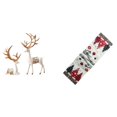 thumbnail image 1 of Escultura De Reno Europea, Artesanía Coleccionable Para Decoración De Mesa Navideña De Invierno, Mantel De árbol De Navidad De Temporada, Mueble De Café De Granja, 1 of 8
