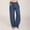Navy#04, variant on Under $15 Yteetum Loose Pants for Womens Cotton Linen Wide Leg Straight Leg Long Pants Ladies Loose Solid Drawstring Elastic High Waist Long Pants With Pocket M