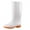 White, variant on 2025 Men's Women's Rain Boots Quilted Boots for Women Summer Wear-Resistant Shoes Outdoor Mid Calf Rain Boots for Women Garden Water Shoes