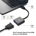 thumbnail image 5 of HDMI to VgA, Benfei gold-Plated HDMI to VgA Adapter (Male to Female) compatible for computer, Desktop, Laptop, Pc, Monitor, Projector, HDTV, chromebook, Raspberry Pi, Roku, Xbox and More - Black, 5 of 5
