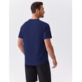 thumbnail image 6 of Pinspark Mens 2 Pack UPF50+ Sun Protection Swim Surf Short Sleeve Athletic Shirts Rash Guard Quick Dry Performance Shirts, 6 of 6
