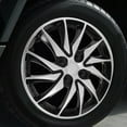 thumbnail image 2 of EeaseCA 14 Inch Car Wheel Case Hubcap for Car Hub Auto Refit Accessory (Silver Black), 2 of 7