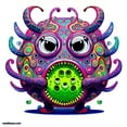 thumbnail image 2 of Chromatic Creations of Chilling Creatures- Canvas Wall Art, 2 of 7