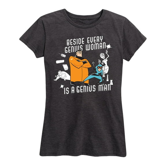 Danny Phantom - Behind Every Genius Woman - Women's Short Sleeve Graphic T-Shirt