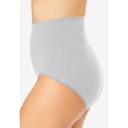 thumbnail image 5 of Comfort Choice Plus Size Cotton Spandex Comfort Waist Brief 2-Pack, 5 of 6