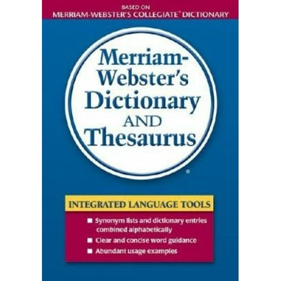Pre-Owned Merriam-Webster's Dictionary and Thesaurus (Paperback) 9780877796404