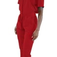 thumbnail image 2 of Fubu Women's Slim Fit High Waisted Jogger Yoga Scrub Pant Medical Nursing Uniform, 2 of 7