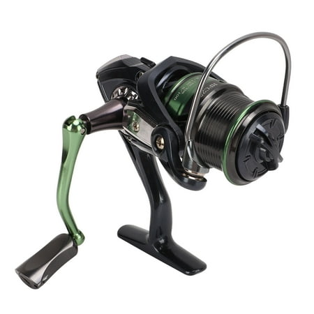 Spinning Reel with Rocker Metal Lure and Shallow Line Cup for Smooth Fishing Performance HFC2500