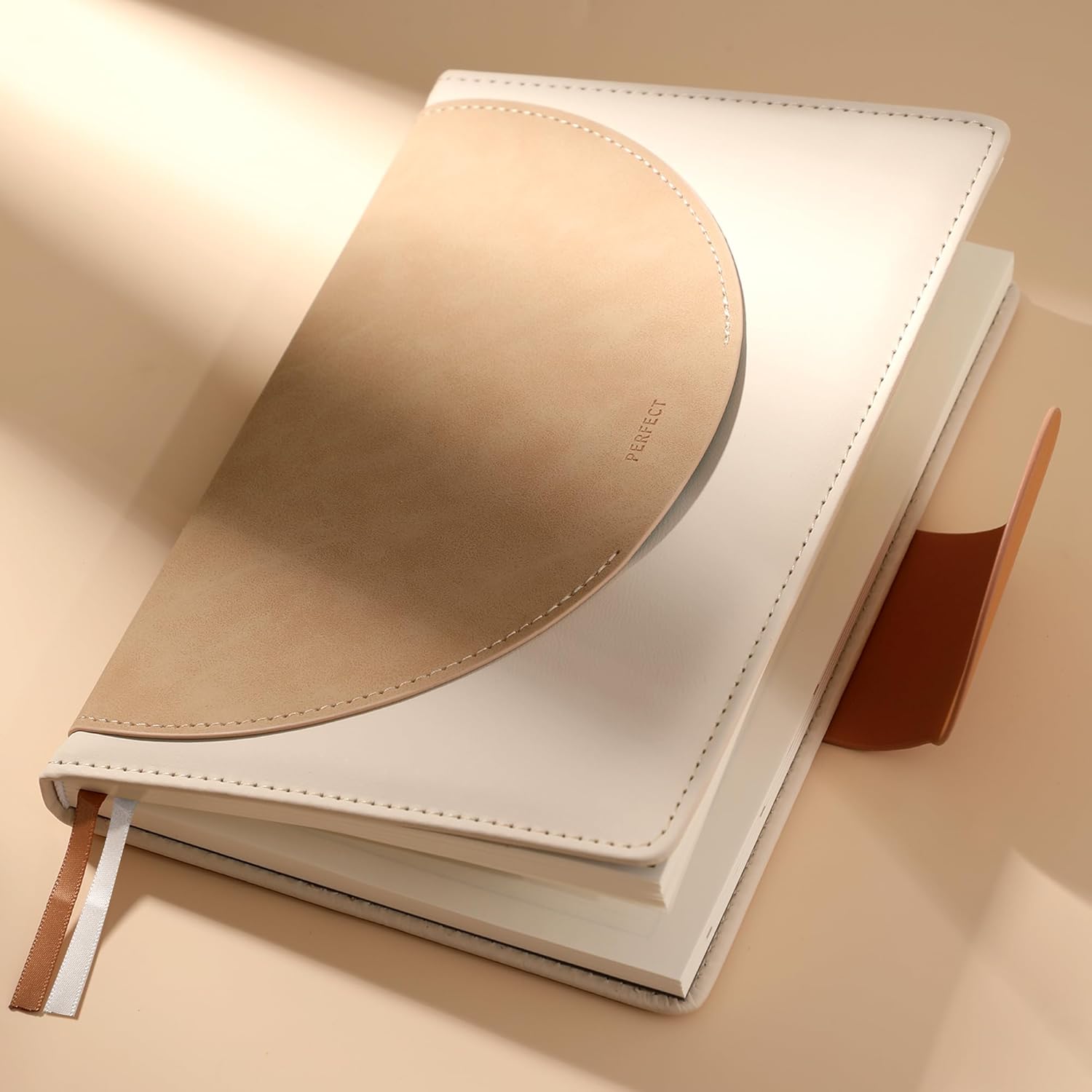 Lined Journal for Women, 100GSM Leather Journals Writing with Buckle Closure,A5 Hardcover Diary Journaling Notebooks Business Work School Note Taking 5.9" x8.5 (Brown)