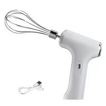 HomeLife 1 Set Electric Egg Beater Easy to Use Plastic USB Charging Egg Beater for Kitchen