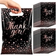 thumbnail image 2 of ANHXN  Thank You Bags Bulk Small Thank You Plastic Gift Bags with Handle Dots Goodie Treat Shopping Wrap for Birthday Party Favors Business Wedding Baby Shower, 2 of 6