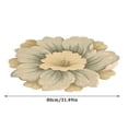 thumbnail image 3 of Tapis de Porte Intérieur Tapis de Porte Tapis de Porte Extérieur Entrée Tapis de Sol en Forme Spéciale 3D Fleur Tapis de Porte Intérieur Tapis Diamètre 80 cm Décorations de Chambre pour Femmes pour Chambre Racheter Commandes 32x32 Po, 3 of 6
