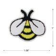 thumbnail image 7 of Gwen Studios Bumble Bees Embroidered Iron-on Patch Appliques, Yellow and Black, 1" x 1.1", 8CT, 7 of 7