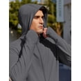thumbnail image 3 of COOFANDY Men's Casual Light Jacket UPF 50+ Hooded Zip-Up Sun Shirt Breathable for Travel Fishing, 3 of 5