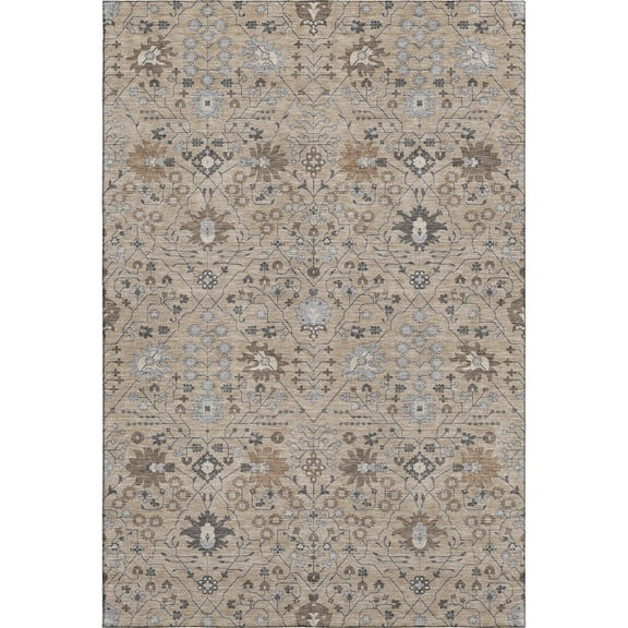 Dalyn Rugs Premium Machine Washable Mayfield AMF1009 Taupe 2'6" x 3'10" Rug