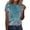 Sky Blue, variant on kaondbfi Summer Tops for Women Womens Casual Short Sleeve Tops Neck T Shirts Loose Fit Womens Essentials Fashion Clothing