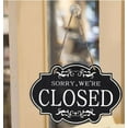 thumbnail image 2 of Open & Closed Sign for Business Shops, Durable Double-Sided Reversible Wooden Hanging Sign for Storefront Door or Window Ideal for Coffee Shops Restaurants & Retail Shops, 1Pc(Khaki,11.8x7.9"), 2 of 8
