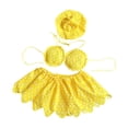 thumbnail image 1 of Disfraz de ganso para césped, se adapta a estatua de 23 pulgadas, encantadora ropa de ganso, decorativa para patio trasero, vacaciones, decoración de Amarillo, 1 of 8