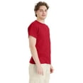 thumbnail image 4 of Hanes EcoSmart Unisex Crewneck T-Shirt Deep Red L, 4 of 10